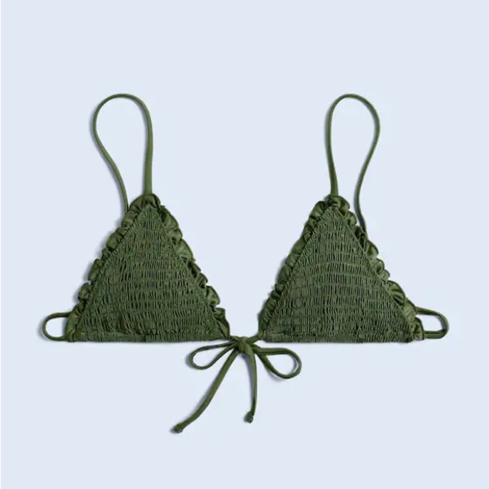 Frankie’s Bikinis Penny Satin Bikini Top